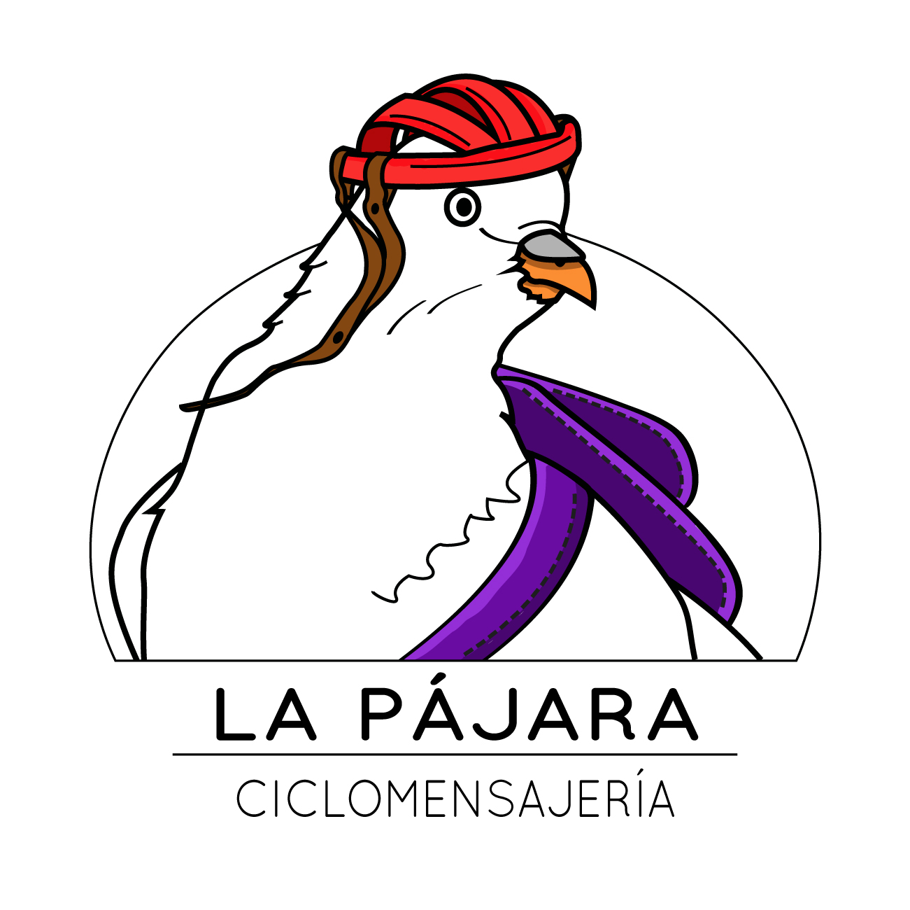 La Pájara Ciclomensajería Logo